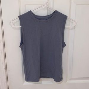 Blue cropped tank top 💙🥶🦋🐳🥏🌀🧞♂️